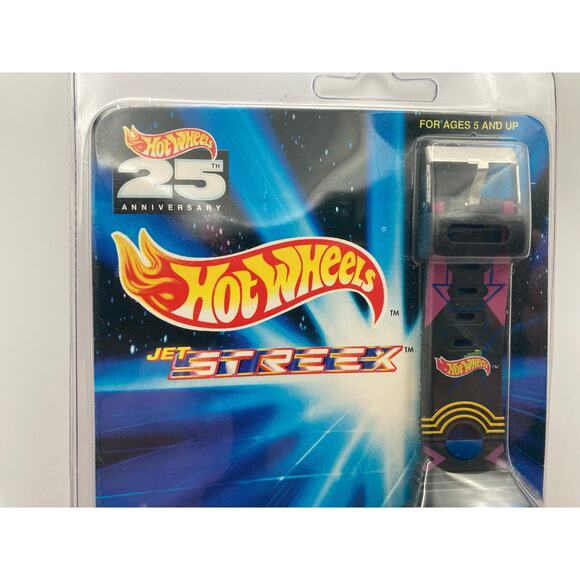 Hot Wheels Vintage 25th Anniversary Jet Streek Future of Speed Watch 1993 NIP - Picture 4 of 7